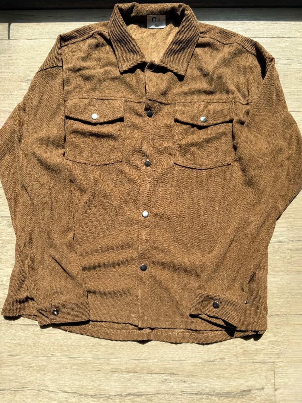 Zyia Active Brown Finlay Shirt Jacket  2xl brown